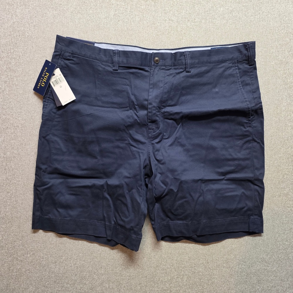 Polo Ralph Lauren Mens 42 Bedford Shorts Ink Navy 9" Chino Preppy Old Money